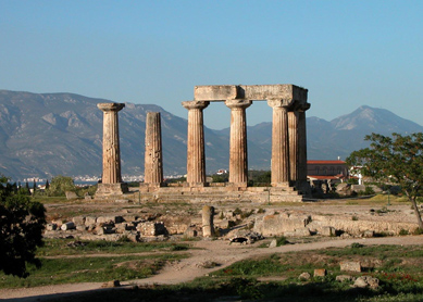 This image has an empty alt attribute; its file name is corinth-temple-e.jpg